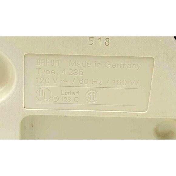 Braun Multipress Compact Centrifugal Juicer Model MP75 Type 4235 Germany Made - Picture 11 of 12